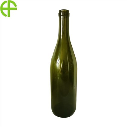 750 ml-es burgundi borosüveg