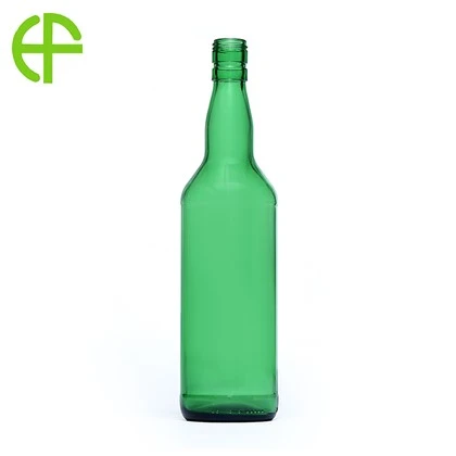 700 ml-es Smaragdzöld Kexin Liquor üvegpalack